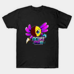 Don't Quit Pizza Gamer Axolotl Basketball Season Kids Teens Graphic Gift T-Shirt